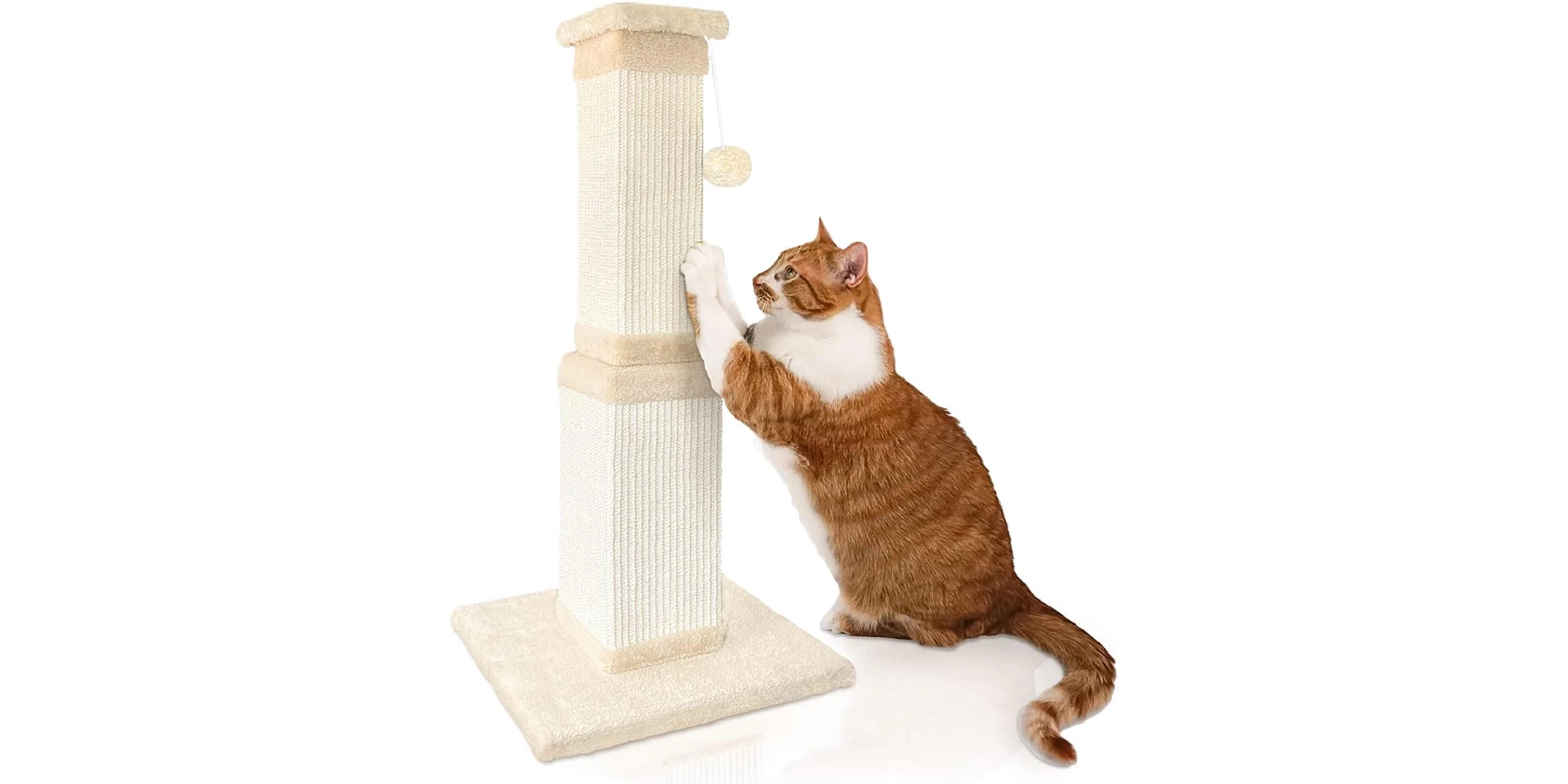 AGYM 32-Inch Cat Scratching Post for Large Cats