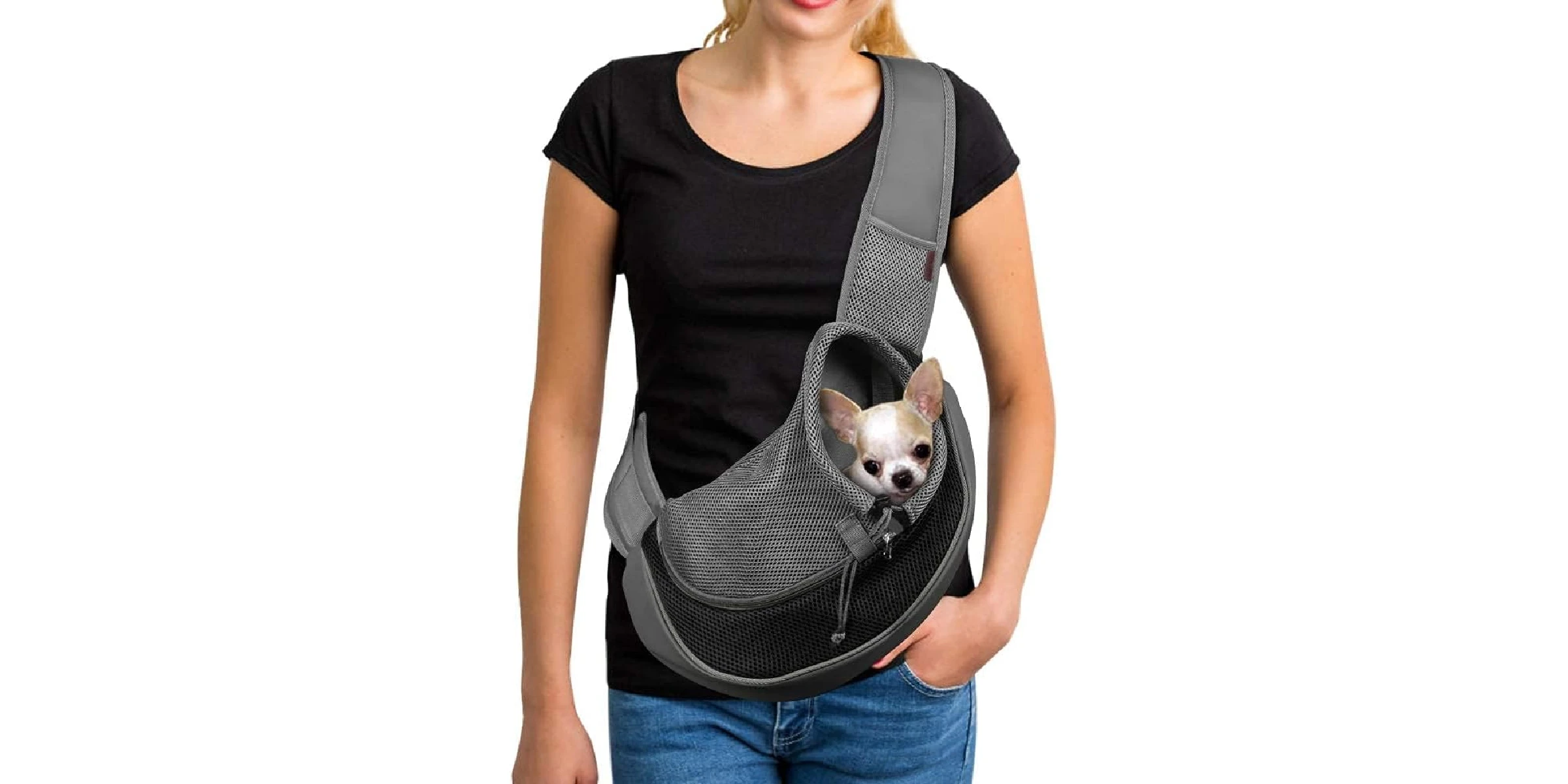 YUDODO Pet Sling Carrier for Small Dogs & Cats